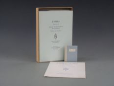 Jane Austen Seven Letters (miniature book) copy number 6 of 300,