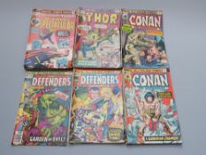 Thirty-five Marvel comics comprising The Mighty Thor issues 12, 226, 227, 229, 230, 234,