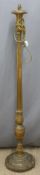 Gilt carved wood standard lamp