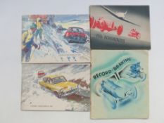 Motoring related advertising booklets including Ferodo 'Record-Braking' 1938,