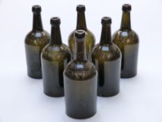 Six late 19th / early 20thC glass beer bottles embossed Nailsworth Brewery Company Limited and to