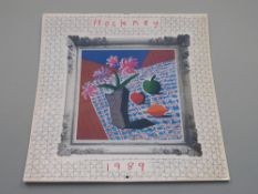 David Hockney calendar 1989