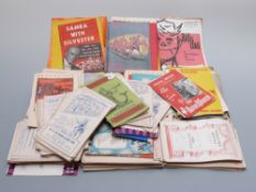 A large quantity of theatre programmes including runs of Theatre Royal Bath c1950's,