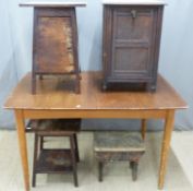 Modern extending table, purdonium, bedside cabinet,
