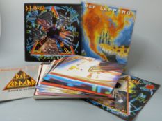 Def Leppard - eighteen 12inch singles and LPs including Armageddon It (LEPX84), Love Bites (LEPXB5),
