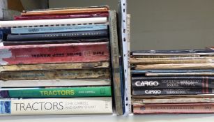 Approximately 30 motoring manuals including Morris 15.