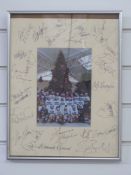 Tranmere Rovers football team Christmas photo,