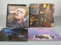 Approximately 40 LPs including The Clash, Jimi Hendrix,