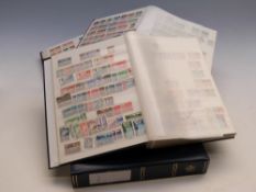 Five large stockbooks of foreign countries including one French Columbia