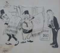 Papas original Guardian cartoon lampooning Rhodesian Unilateral Deceleration of Independence (UDI)