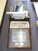 A collection of Titanic ephemera to include books, stamps,