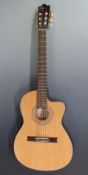 Ibanez semi acoustic guitar GASTCE-AM-27-02 serial no G5100G12240 fitted with nylon strings,