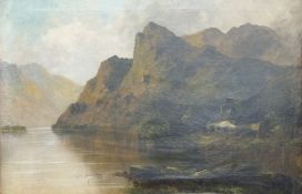 F E Jameson oil on canvas River Teith, Scotland,