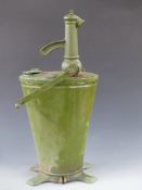 Vintage Castrol or similar oil dispenser or pump