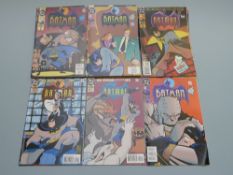 Eighteen DC Batman Adventures comics comprising issues 1, 2, 3 ,4, 6, 7, 8 ,9, 10, 11, 13, 15, 16,