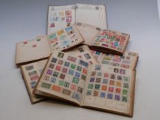Eight albums of all-world stamps,
