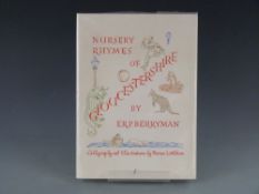 [Signed Copy] Nursery Rhymes of Gloucestershire by E.R.P.