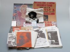 A collection of Country music ephemera to include Gilley's magazines and bumper stickers,