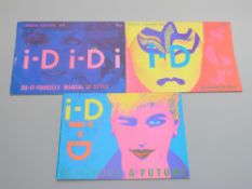 Three copies of i-D fashion magazine issues 2, 3 and 4, c1980-81.