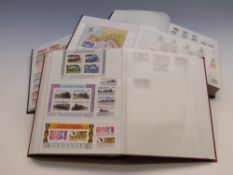 Five large stockbooks comprising George VI, Australia and States,