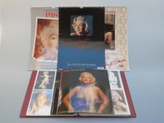 Marilyn Monroe postcards and calendars