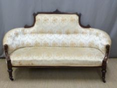 Victorian mahogany framed sofa,