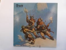 Dust - Self Titled (BBLP1) record appears ex some wear to cover also Hard Attack (KSP158) record