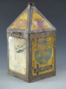 Gamages Motor Oil XL grade can decorated with Miss England boat,