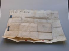 Cheltenham interest indenture dated 1742 and three further indentures relating to Preston,