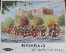 British Railways poster Scottish Region B24436 'See Britain by Train' Inverness,