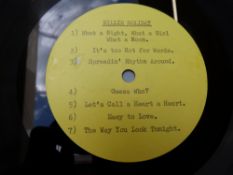 Billie Holiday - 5 Transcription discs, 4 in hand written sleeves,