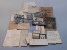 Large collection of mainly Georgian and Victorian paperwork and ephemera relating to Mr Thomas