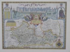 John Speede map of Berkshire (Barkshire) 38 x 51cm