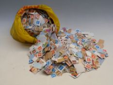 A very substantial quantity of loose stamps in 15 bags,