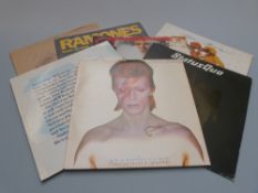 Seven LPs including The Ramones - Road to Run, Led Zeppelin - In Through The Out Door,