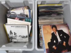 Approximately 170 45's mostly from the late seventies and the eighties