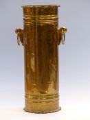 Large brass stick stand,