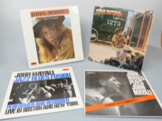 Twenty-six LPs in a case including John Mayall (8), Cream (5), Love (2) The Byrds, Hendrix, Doors,