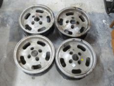 Set of four Cosmic alloy wheels marked 5 1/2 x 13 Mk6,