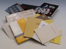 A collection of PTT presentation booklets of mainly European commemorative stamps