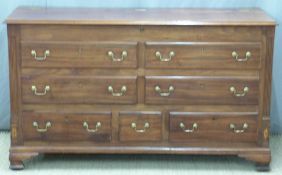 Georgian Lancashire chest having lift up top,