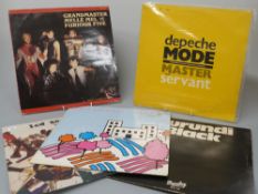 Approximately 140 LPs and 12 inch singles of mixed genres