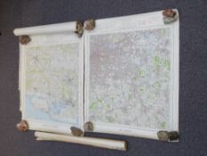 Approximately 30 mainly mid 20thC military maps including South Coast,