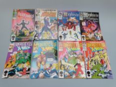 Four Marvel limited issue series comics comprising Fantastic Four Versus The X-Men 1-4,