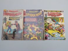 Three Marvel The Amazing Spider-Man comics, issues 26, 27 and 117.