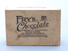 Vintage Fry's Chocolate Cream Tablets box, advertising interest,