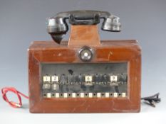 Railway signal box lineside telephone exchange / receiver,