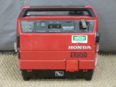 Honda EX650 petrol generator