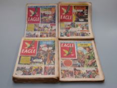Over 150 Eagle comics comprising volumes 6-10, c1955-59.