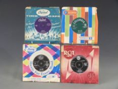 Fifty singles mostly late 50s early 60s including Buddy Holly, Gene Vincent, The Crickets,